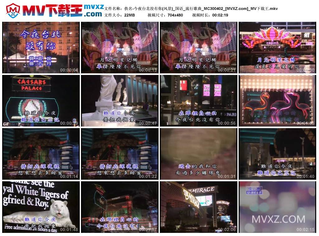 佚名-今夜台北没有你(风景)_国语_流行歌曲_MC300402
